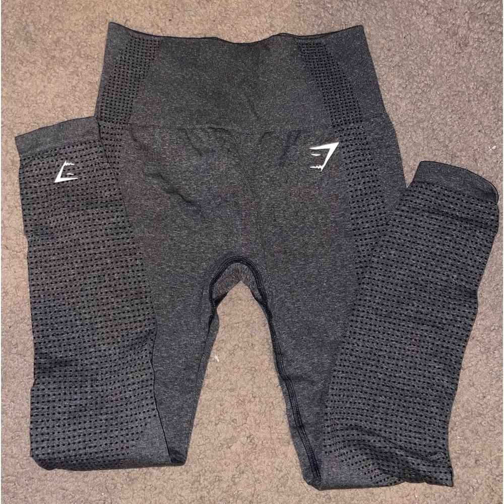 Gymshark Vital Seamless 2.0 legging in charcoal marl